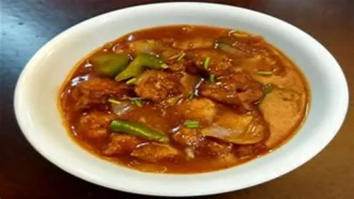 Chilli Chicken Gravy With Boneless